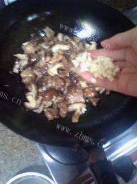 家常菜香菇炒肉片