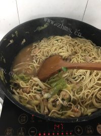 独特的焖面做法图解6)