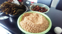 美味的大肉粽做法图解4)