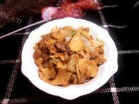 家常菜白菜炒干豆腐