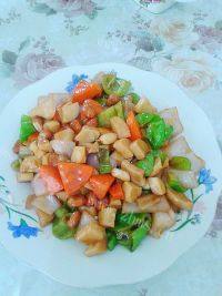色味俱全的宫爆杏鲍菇