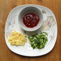 爽口的茄汁西葫芦肉饼做法图解9)