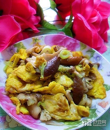 鸡蛋炒香菇