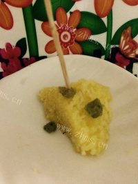 自制桂花葡萄干蛋糕做法图解10)