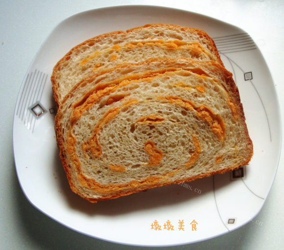 唇齿留香的肉松吐司
