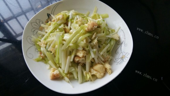 美味的韭黄炒蛋