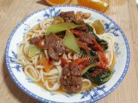 「美味可口」西红柿羊肉面做法图解13)