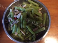 家常菜四季豆烧肉
