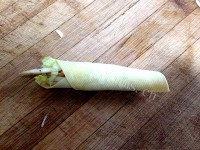 美味杏鲍菇豆皮卷做法图解10)