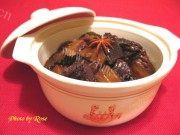 美味的啤酒煮牛肉土豆