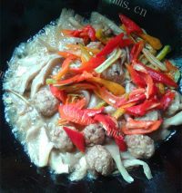 好吃的平茹烩肉元子做法图解11)