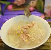 家常肉片冬瓜汤