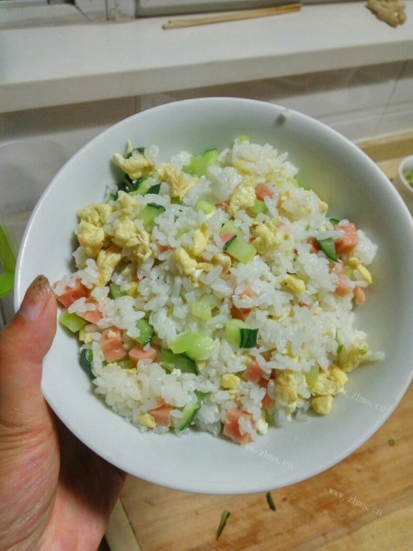 芳香四溢的炒米饭