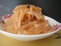 好吃的酸辣白萝卜做法图解5)