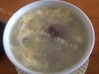 家常蛋花汤圆做法图解6)