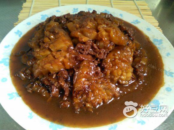 牛肉丁烧茄子