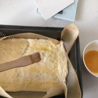 美味的肉松面包做法图解3)