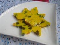颜值高的三色蒸蛋