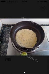自制芝麻煎饼做法图解6)