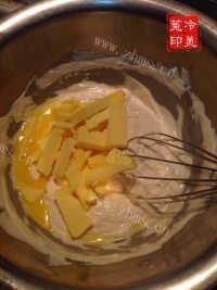 自制轻乳酪蛋糕做法图解4)