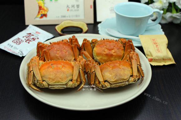 香浓的清蒸大闸蟹