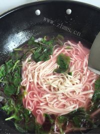 苋菜面快手做法图解8)