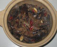 家常菜肉末茄子煲做法图解9)