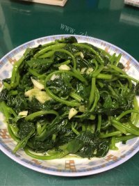 蒜蓉地瓜叶做法图解6)