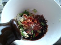 食欲满满的酸辣豌豆凉粉做法图解5)