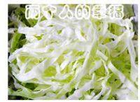 家常菜包菜炒肉丝做法图解1)