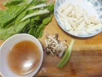 特色鸡汤豆腐小白菜做法图解1)