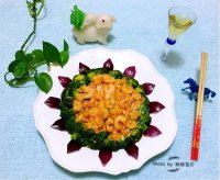 美味翠秀金虾做法图解16)