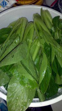 家常菜香菇扒油菜做法图解2)