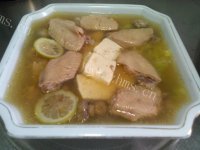 美味的加料青柠鸡翅汤做法图解19)