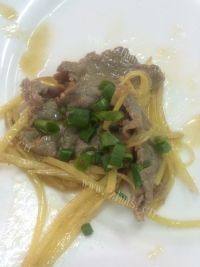 简单菜-牛肉嫩姜做法图解5)