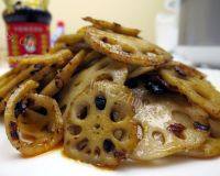 家常菜爆炒藕片