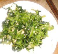 家常菜拌菠菜