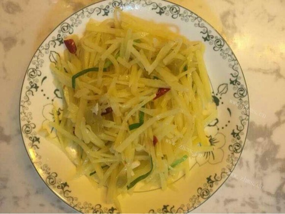 唇齿留香的酸辣土豆丝