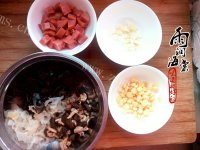 美味的荷叶饭做法图解3)