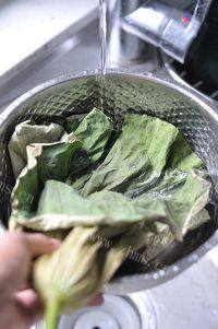 荷叶粥做法图解1)
