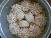 美味的菊花包做法图解6)