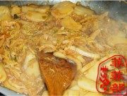 白菜肉丝炒年糕