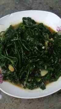 家常菜蒜蓉菠菜