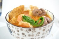 美味的沙茶火锅做法图解13)