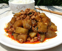 家常菜肉末茄子
