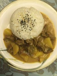 唇齿留香的咖喱牛肉饭做法图解9)