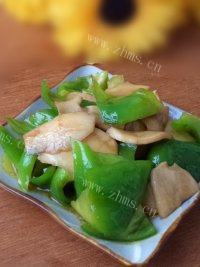 家常菜杏鲍菇炒青椒