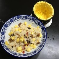 美味的菠萝八宝饭做法图解7)
