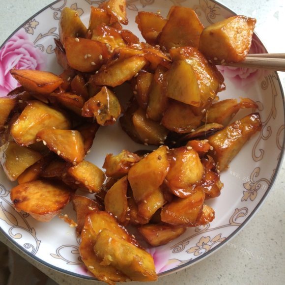 鲜美可口的拔丝地瓜
