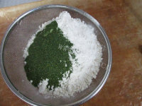 抹茶玫瑰花饼#新鲜从做法图解1)